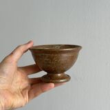 2 small ramekins and bowls in pyrite stoneware.