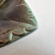 Leaf-shaped ceramic bowl by Dejardin - N Tréca Douai