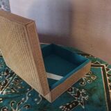 Straw marquetry box
