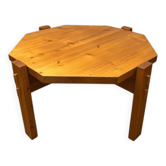 Table en bois de conifère d'Erwin Egel pour Dieter Güllert