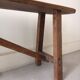 Rustic wooden bench, vintage 1960