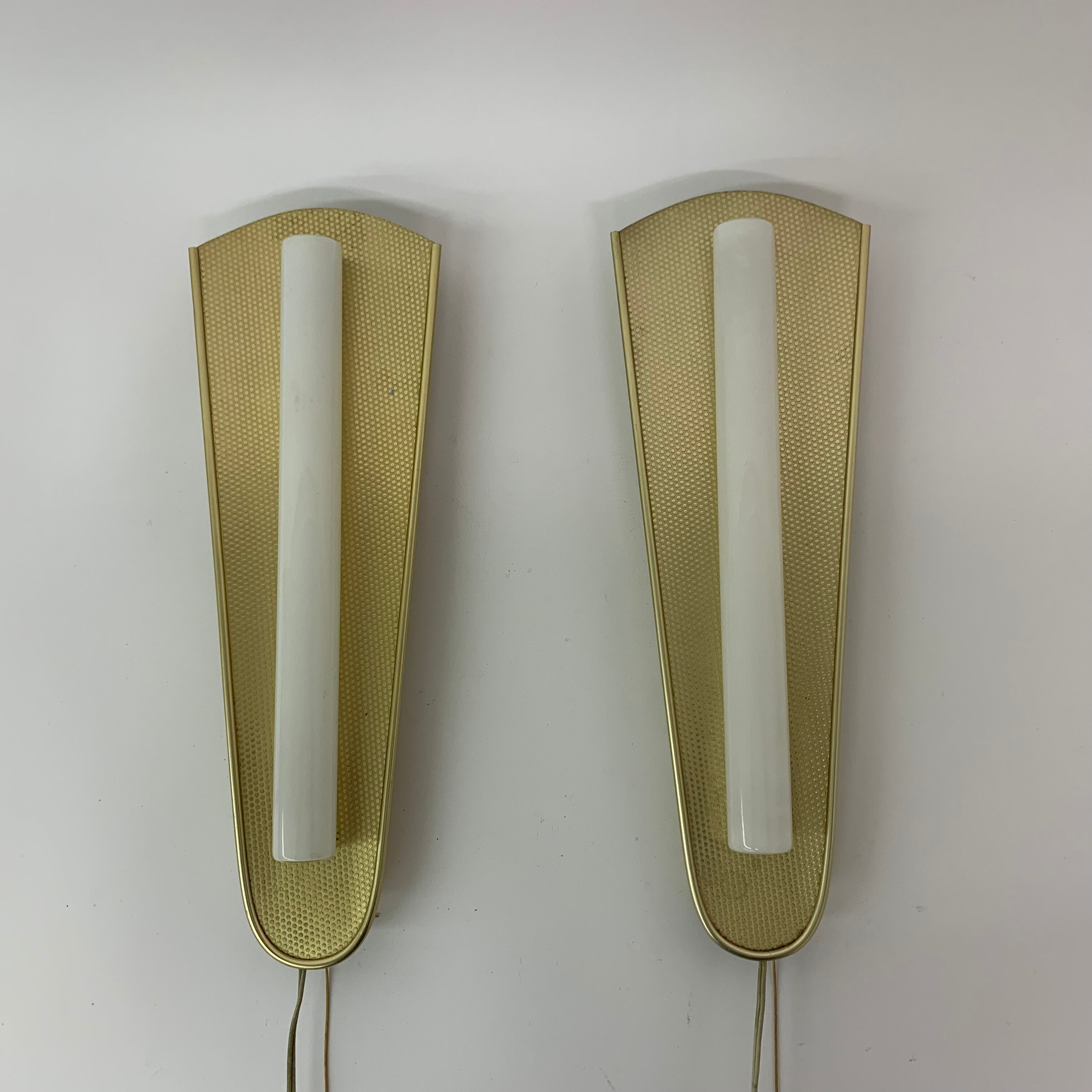 Mid-century set of 2 wall lamps, 1950’s