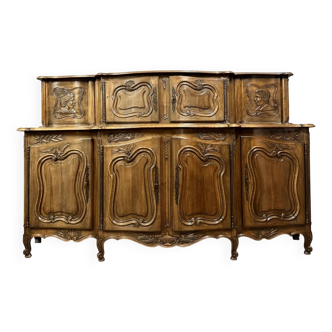 Monumental Provençal Louis XV style sliding sideboard