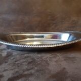 Large oval metal platter