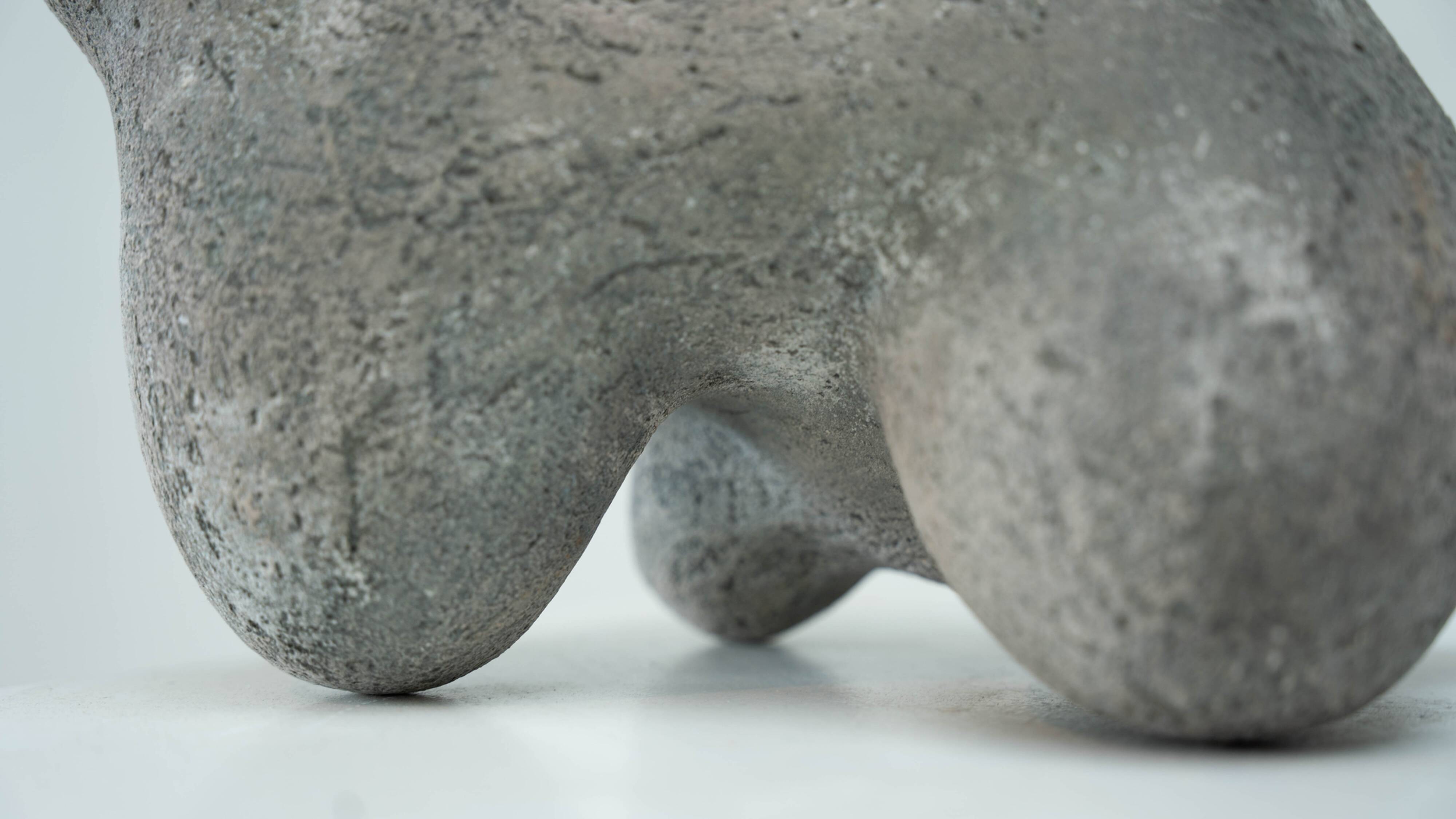 Pair of ceramic sculptures