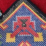 Tapis vintage français Savonnerie fait main en laine – 117 x 174 cm – 1950