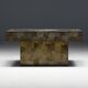 Brutalist Steel Coffee Table, France, 1970s