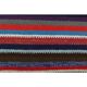 1970s Vintage Turkish Oushak Handmade Wool Cotton Pink Runner Rug 131x280