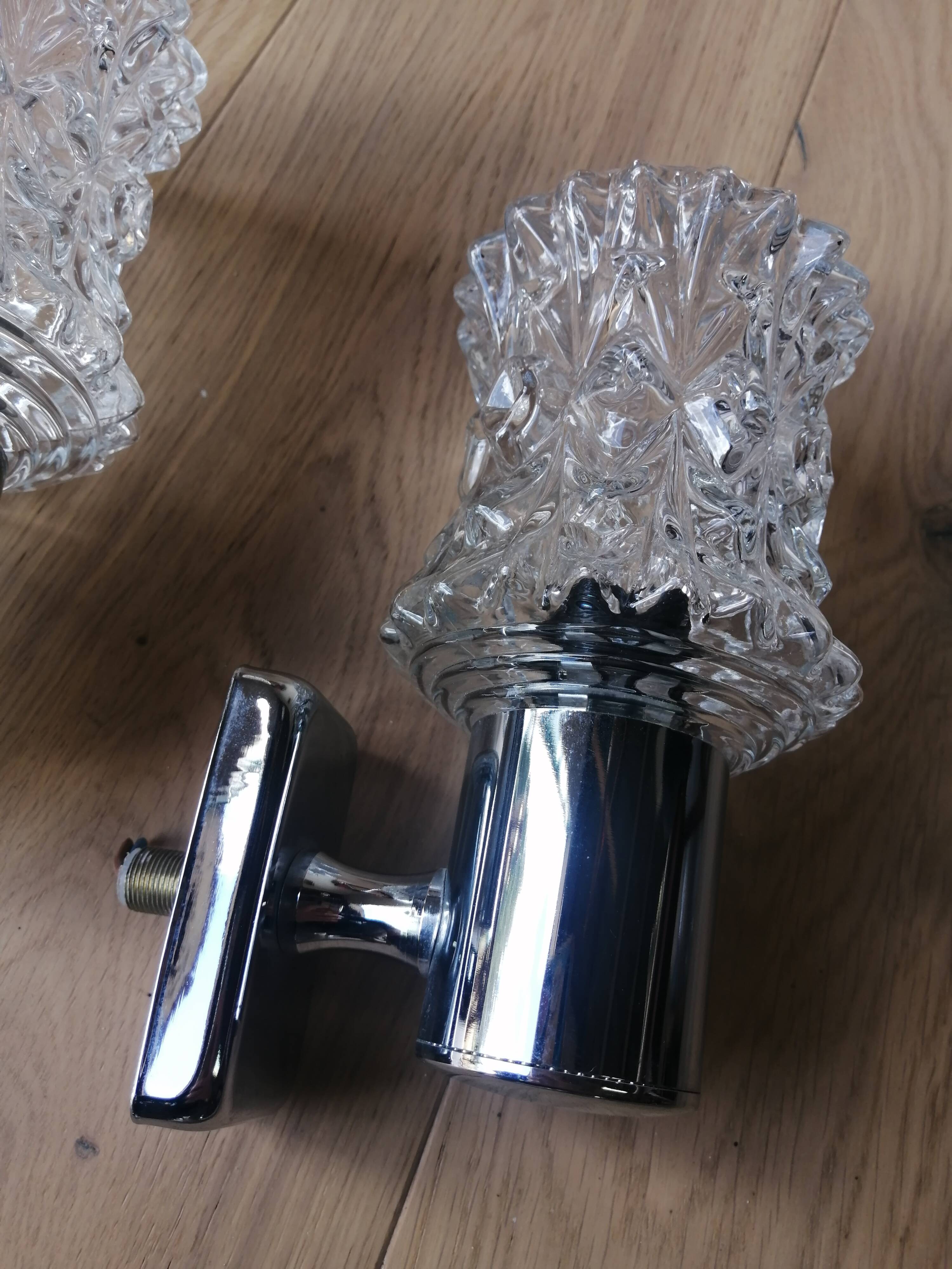 Paire d'appliques Targetti vintage Italie