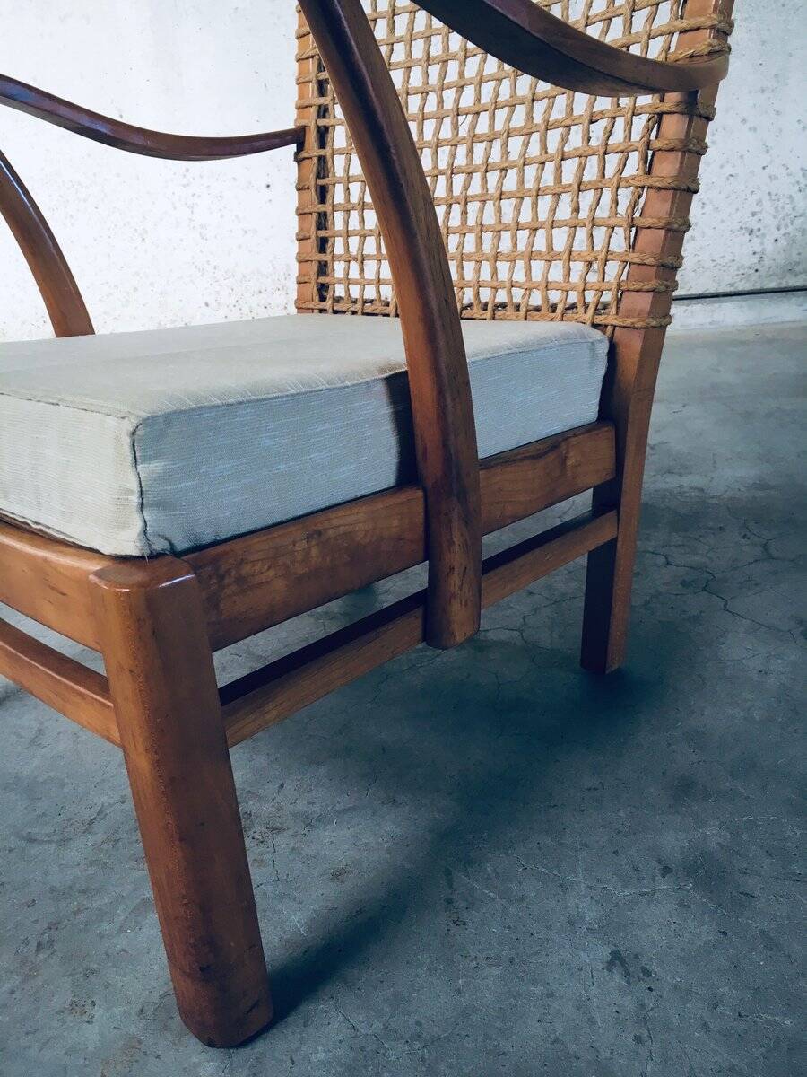 Modernist Easy Chair attributed to Bas van Pelt, Netherlands, 1930s