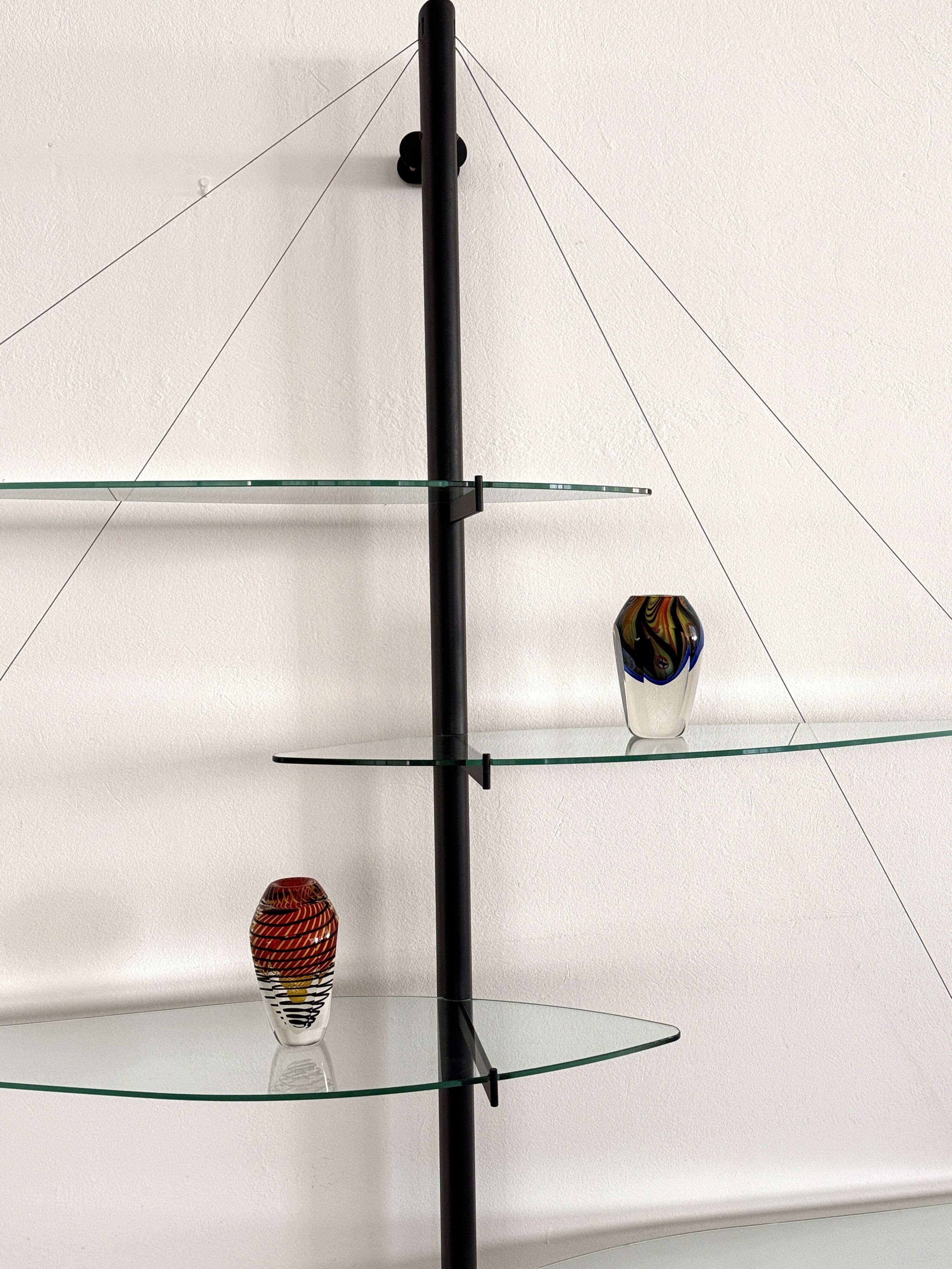 Italian Vintage Shelf Fiordiluna by Tobia Scarpa for Goppion, 1950s