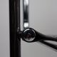 Paire de chaises Matteo Grassi MG5 cuir noir et chrome