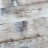 Georges Robert farmhouse table in solid raw wood, 1960, restored
