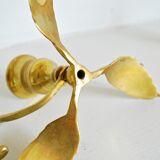 Pair of brass candlesticks