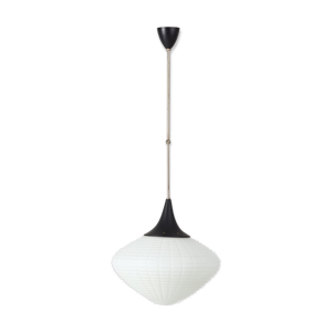 suspension en verre opaline,