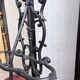 Art Nouveau cast iron coat rack