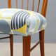 Vintage beech and fabric chairs, design, Italy, 1960s