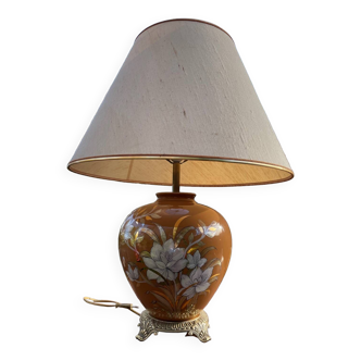 Lampe porcelaine vernie