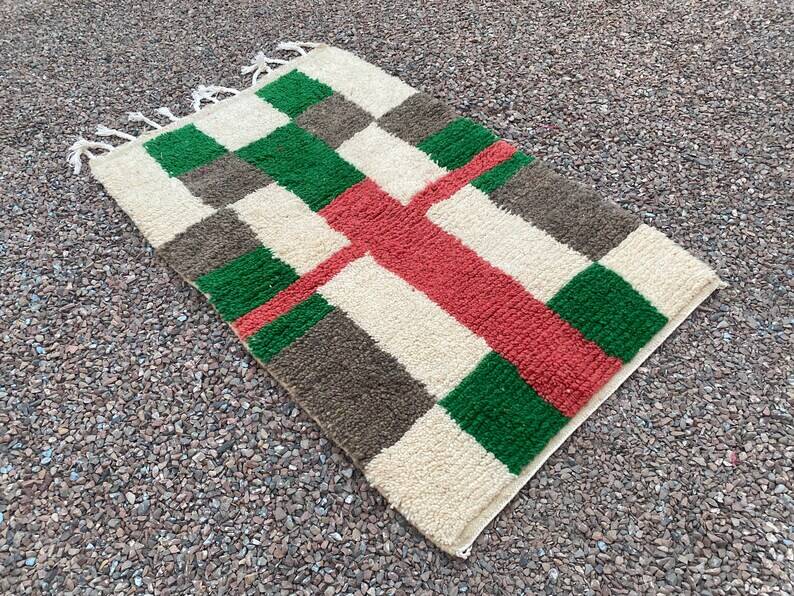 Handmade wool rug 100cm x 200cm