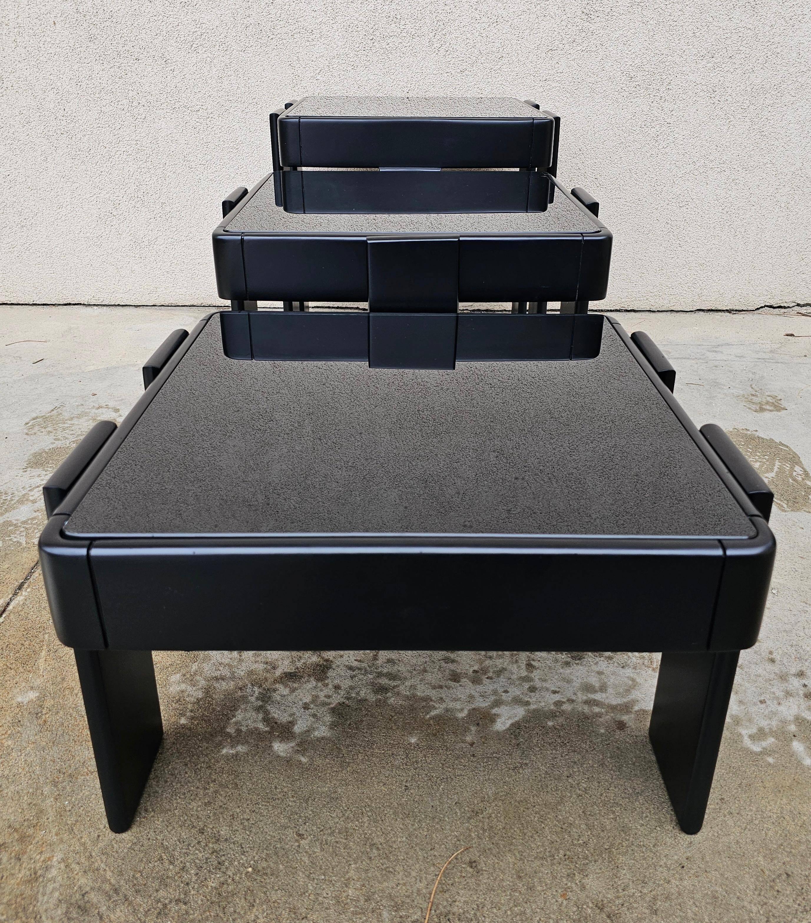 Nestable tables from the mid-century by Gianfranco Frattini 1960s