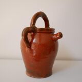 Glazed terracotta vase or jar