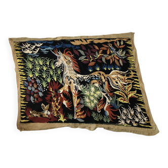 Aubusson contemporary unicorn tapestry