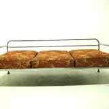 Chromium plated bauhaus sofa by Robert Slezák, 1930s