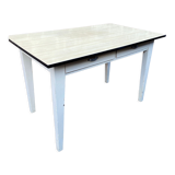 Kitchen table in formica & wood 50s