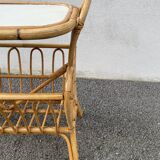 Rattan side table 1970