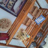 Vintage bakery shelves, old trade furniture