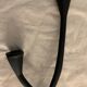 Pair of black candlesticks art deco in steel Habitat 1970