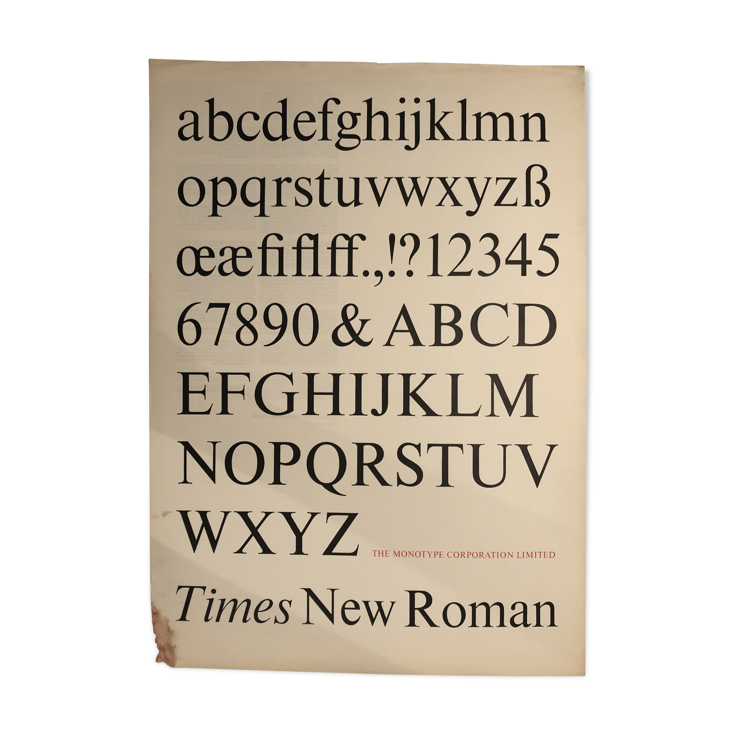 Poster collection typography