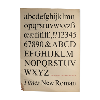 Poster collection typography