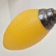 Suspension en laiton et verre opaline tricolore