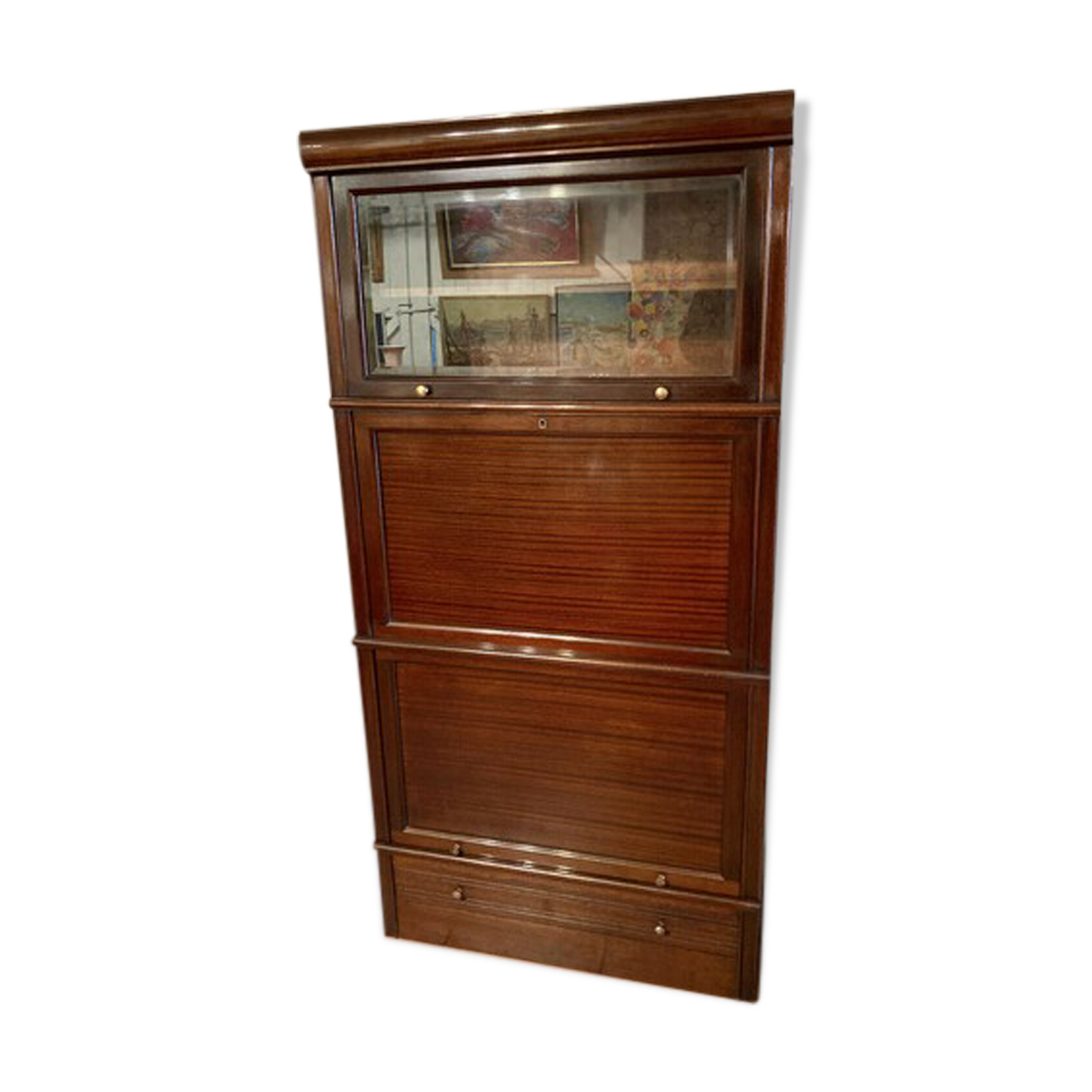 MD furniture: mahogany secretary library
