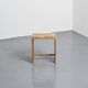 Limited edition signed Ulm stool by Max Bill, Wohnbedarf, 1992