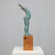 Figurative female sculpture by Francine Govers, 1990s