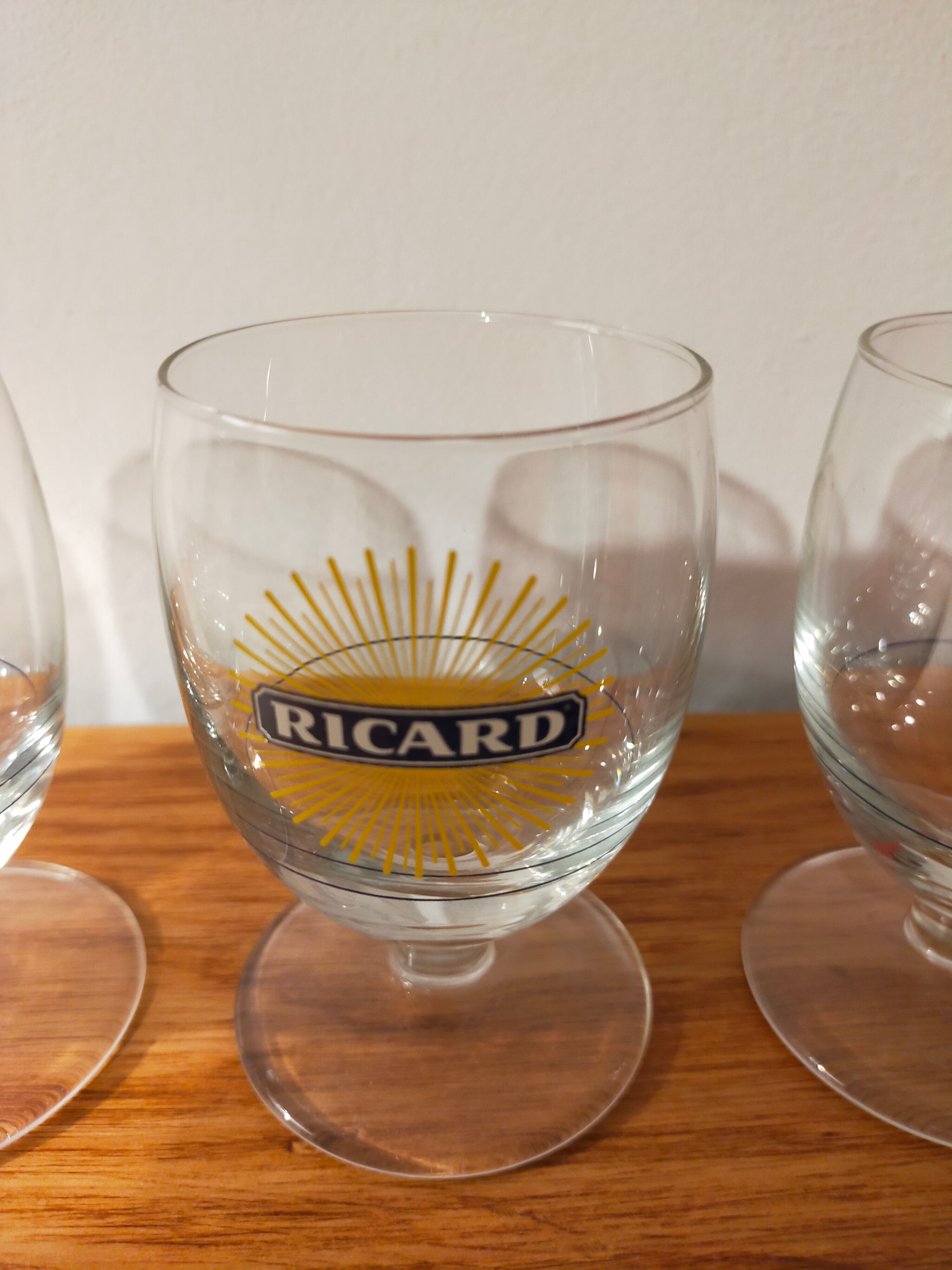 Lot de 4 verres ricard