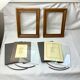 Set of 2 old frames in solid oak