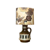 70′ brown ceramic lamp