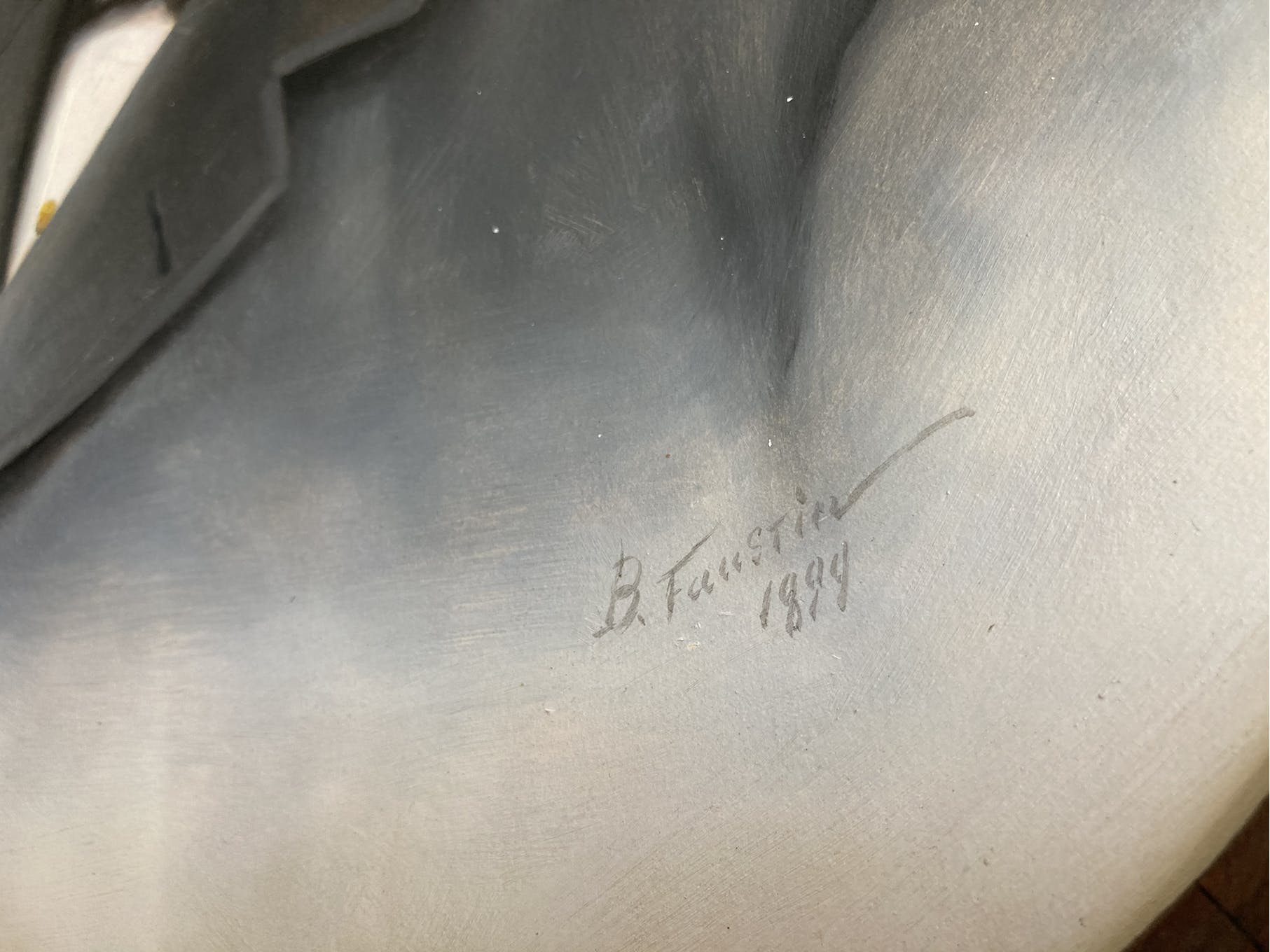 Old portrait painting