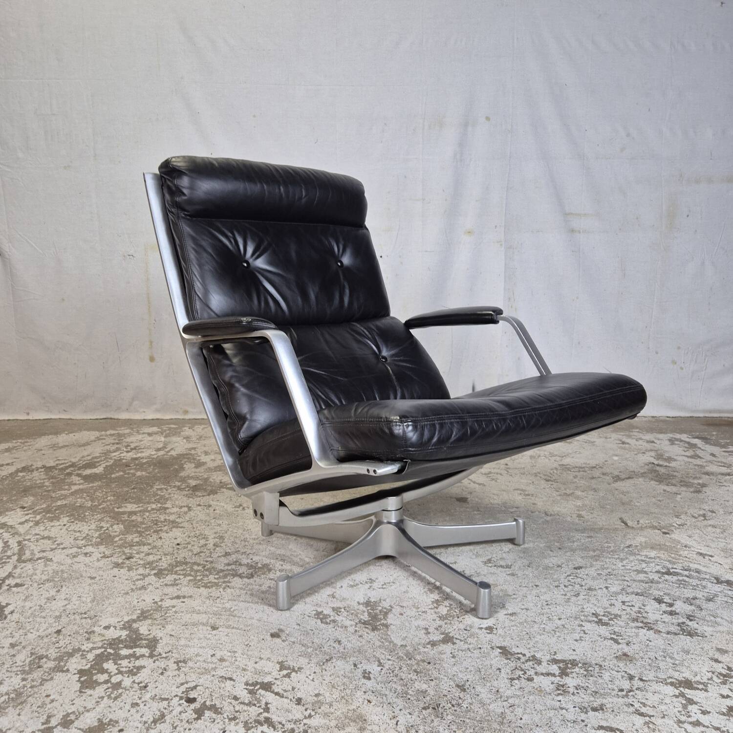 Fauteuil vintage FK85 de Jørgen Kastholm et Preben Fabricius