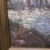 Old framed table