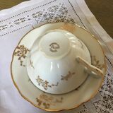 Duo vintage porcelain breakfast from Limoges