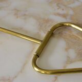 Original 1950s light blue & brass metal Swing Wall Light Made by Cosack, Germany