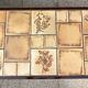 Table basse herbier rectangulaire vintage années 60