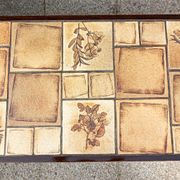 Rectangular herbarium coffee table, vintage 60s