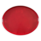 Large antique lacquered metal tray