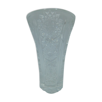 Vintage vase in cut crystal