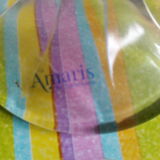 Coloured crystal lenses